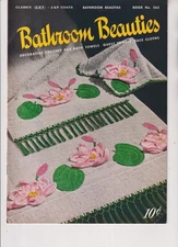 Coats & Clark BATHROOM BEAUTIES CROCHET c.1950 - Book 265 - 15 pgs