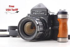 [N MINT / Grip] Pentax 6x7 Eye Level Film Camera SMC T 75mm F4.5 Lens From JAPAN
