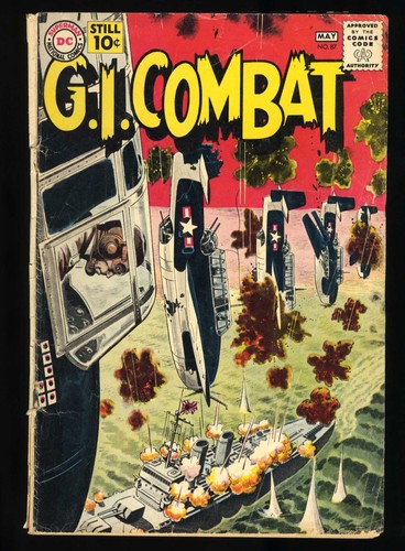 G.I. Combat #87 GD- 1.8 1st Appearance Haunted Tank! DC Comics 1961