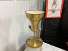 Antique French Maison Bagues? Murano? Gold Gilt Table Lamp — photo 9