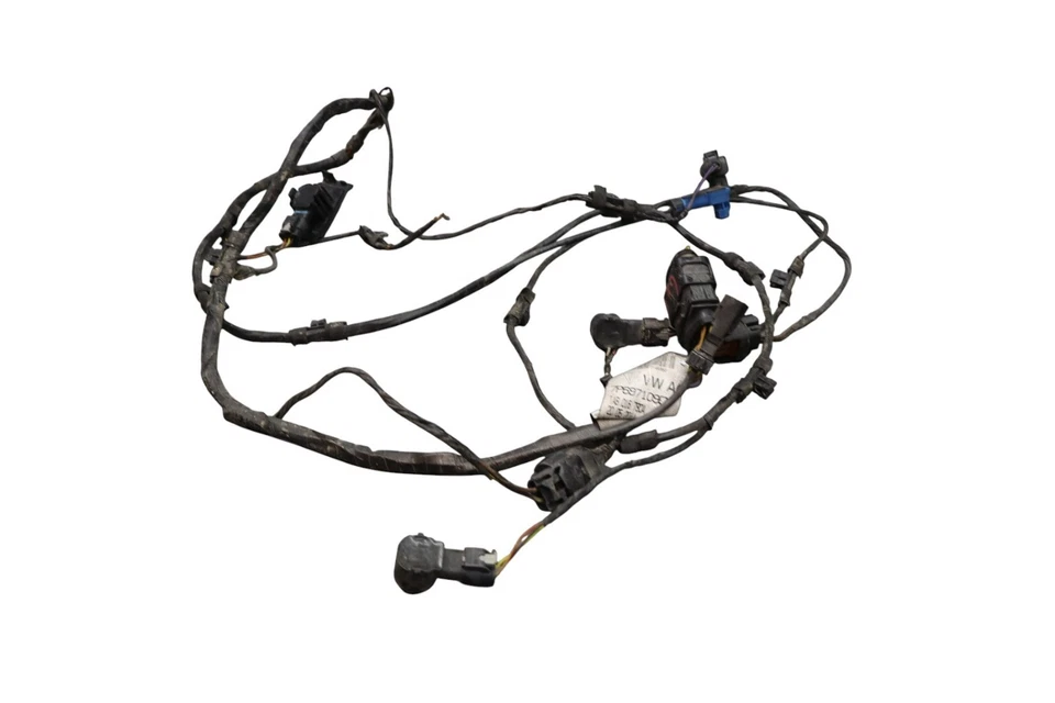 Arnés de cableado sensor de estacionamiento parachoques delantero Volkswagen Touareg VW 11-14 OEM Foto 4 de 4