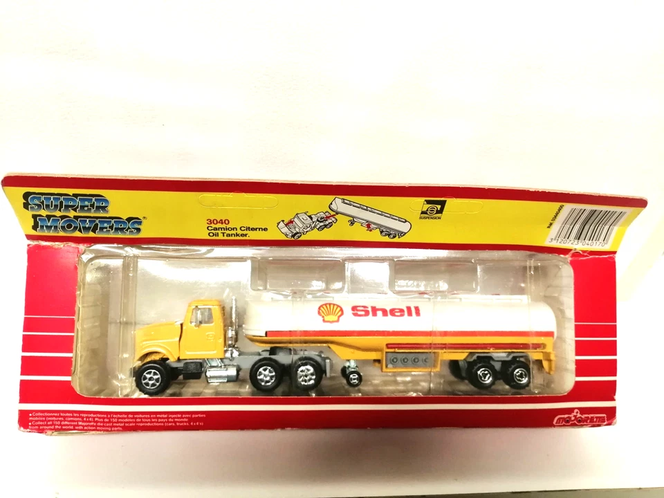 CAMION MAJORETTE SCANIA CITERNE SHELL SUPER MOVERS Série 3000 réf. 3040 1/60 - Photo 3/4