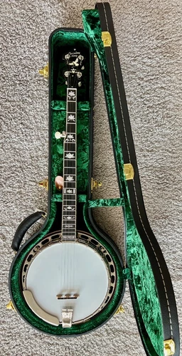 Recording King Carl Jackson Tone Ring 5-String Banjo, Model RK-RCJ-SN DMG
