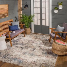 Image of Surya Asward Outdoor Rug - Modern Area Rugs, Indoor Outdoor Rugs for Garden