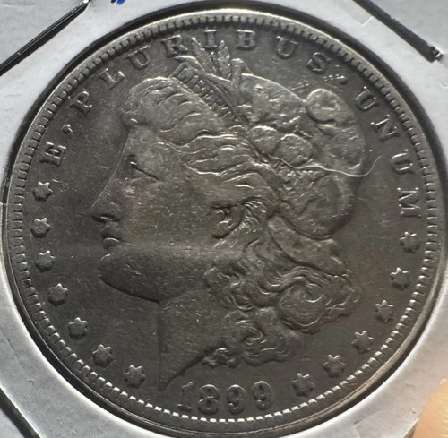 1899 $1 Morgan Silver Dollar 90% Silver Good Coin For The Age