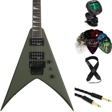 Jackson JS Series King V JS32 Essentials Bundle - Matte Army Drab