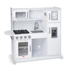 Melissa Doug Chef s Pretend Play Toy Kitchen - 4338 Cloud White