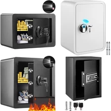 Uimoso Safe Box Lock Security for Cash Gold Digital Safe Key Lock Home Office