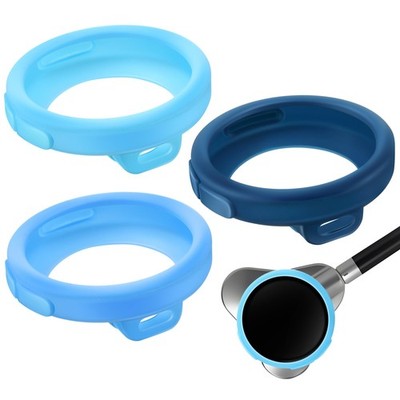 3 Pcs Digital Stethoscope Chestpiece Cover Compatible with EKO CORE 500, Sili