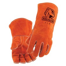 Black Stallion 110 Standard Split Cowhide Stick Welding Gloves Large