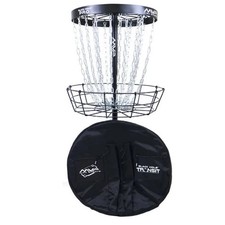 MVP Black Hole Pro HD Disc Golf Basket- 24 Chain with Transit Case | Full Size P