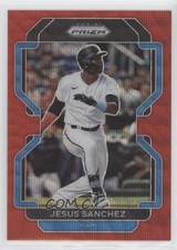 2022 Panini Prizm Tier II Red Wave Prizm 51/99 Jesus Sanchez #162 0q1p
