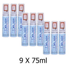 Dr Mist Natural Deodorant Spray Aluminum Free Body Odor Protection 75ml x9