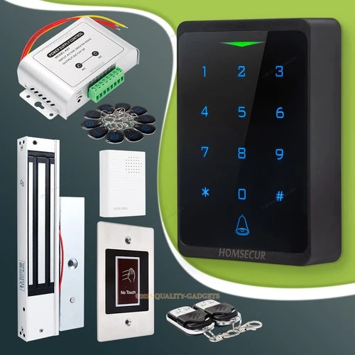HOMSECUR IP66 APP WIFI RFID Access Control Set Waterproof 280KG Magnetic Lock