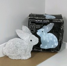 Illuminated Rabbit LED Cool White Light Indoor/Outdoor Mains Operated
