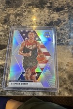 2019-20 Panini Mosaic - USA Basketball Stephen Curry #260 Silver Prizm
