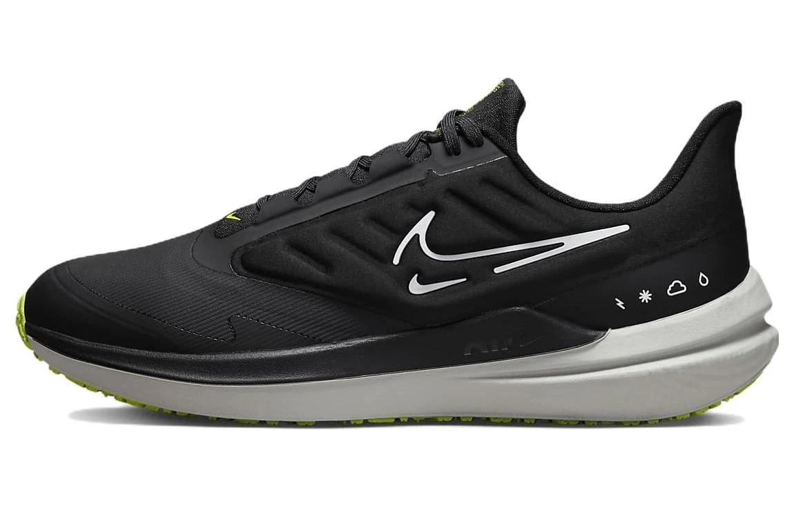 Size 13 - Nike Zoom WinFlo 6 Mens Running Shoes Sneakers BLACK  AQ7497-004 Train Size 13 - Nike Air Zoom Winflo 6 Triple Black for sale  main image 4