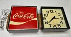 Vintage 1977 Coca-Cola Wall Clock Model G017 115 VOLT LAMP - Needs Repair