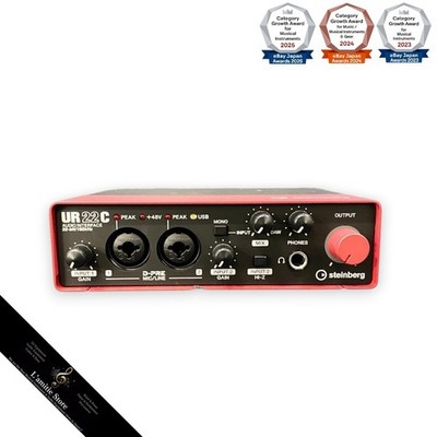 Steinberg UR22C USB 3.0 Rot/Schwarz Typ-C Audio/MIDI Interface UR22 C UR 22C JP