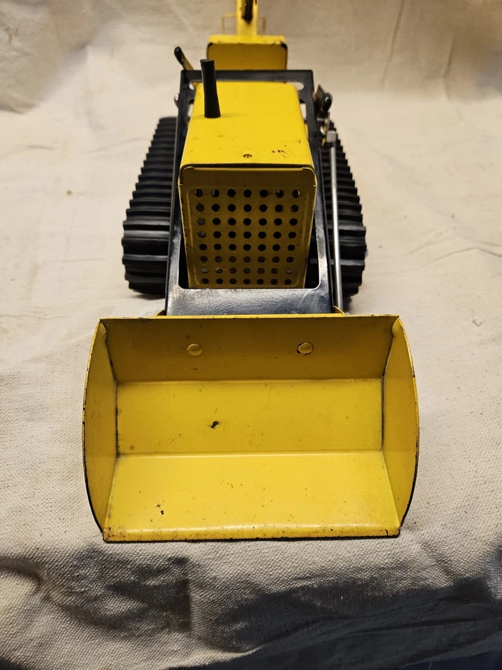 1963-64 Tonka Trencher/Loader/Backhoe#2 Vintage Pressed Steel! Original! Yellow! - Image 2 of 4