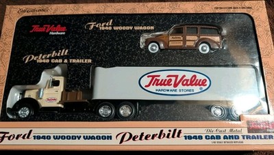 Peterbilt True Value 1940 Woody Wagon 1948 Cab And Trailer