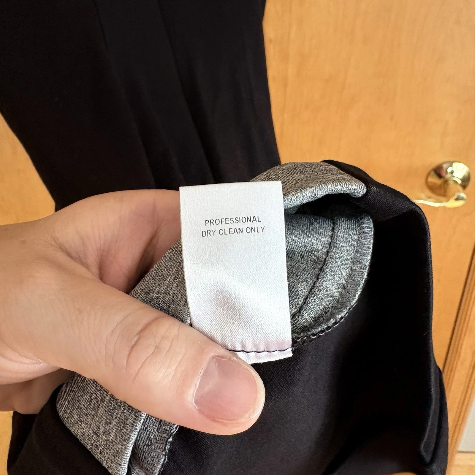 VETEMENTS Abito senza maniche YOANNA BARASCHI USA taglia 6 Stetch PONTE pannello finestra colorblock
