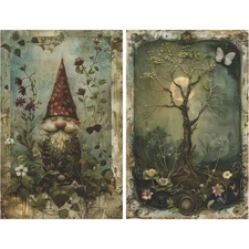 Fairytale Folk #5 | A4 Mulberry Rice Paper | Paper for Decoupage