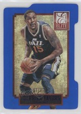 2013-14 Panini Elite Aspirations Blue 83/85 Derrick Favors #174 1f7d