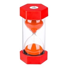 Hourglass Sand Timer 5 Minute: Plastic Sand Clock 5 Minutes, Large Red Sand W...