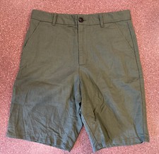 Janie and Jack Olive Green Shorts Linen Cotton Boys 18