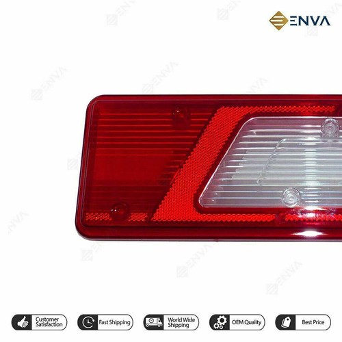 Right Side Tipper Chasis Cab Rear Tail Light Lamp Lens Ford Transit MK8 2014 on - Picture 3 of 4