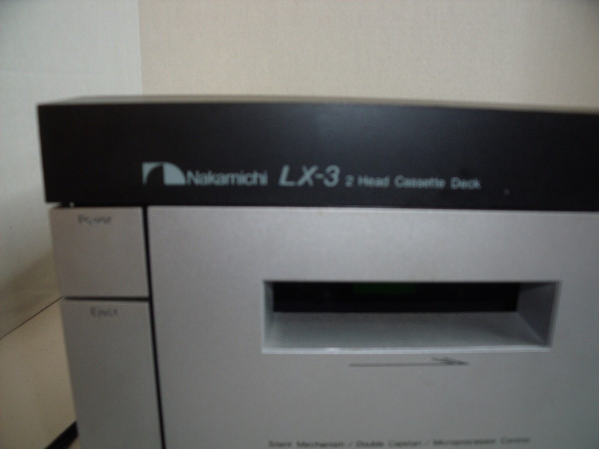 Vintage Nakamichi LX-3 Cassette 2 Head Tape Deck Tested/Works | eBay
