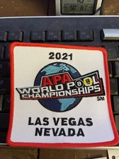 2021 Apa World Championship Las Vegas 8 Ball 9 Ball Patch