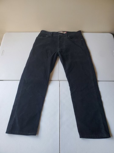Black Corduroy Jeans Pants 
