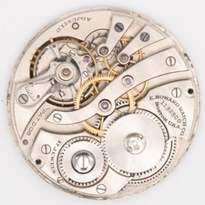 E. Howard Series 7 Model 1908 12-Size 17j Antique Pocket Watch Movement