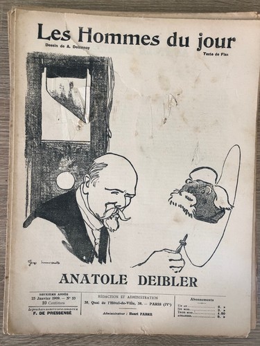 Revues LES HOMMES DU JOUR Année 1909 Numéros au Choix du # 50 à # 74 - Picture 5 of 24