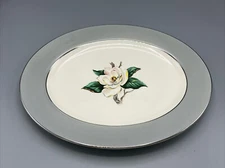 Homer Laughlin Eggshell Cavalier Grey Magnolia #53N5 Large Platter 13 1/2"