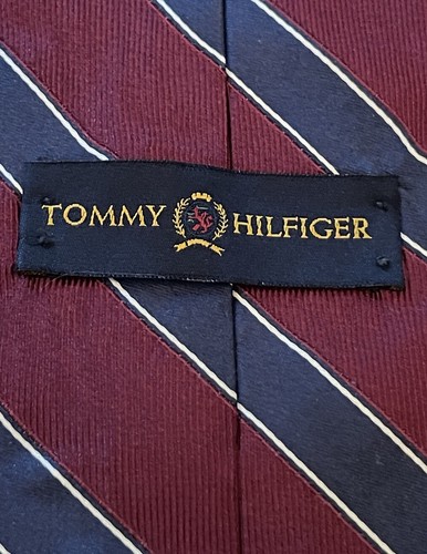 Vintage Tommy Hilfiger 100% Silk Men’s Neck Tie Made In USA - 第 8/9 張圖片