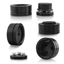 4PCS HI-FI Audio Speaker Ceramic beads Steel ball Anti-shock Feet Nail Pads Base