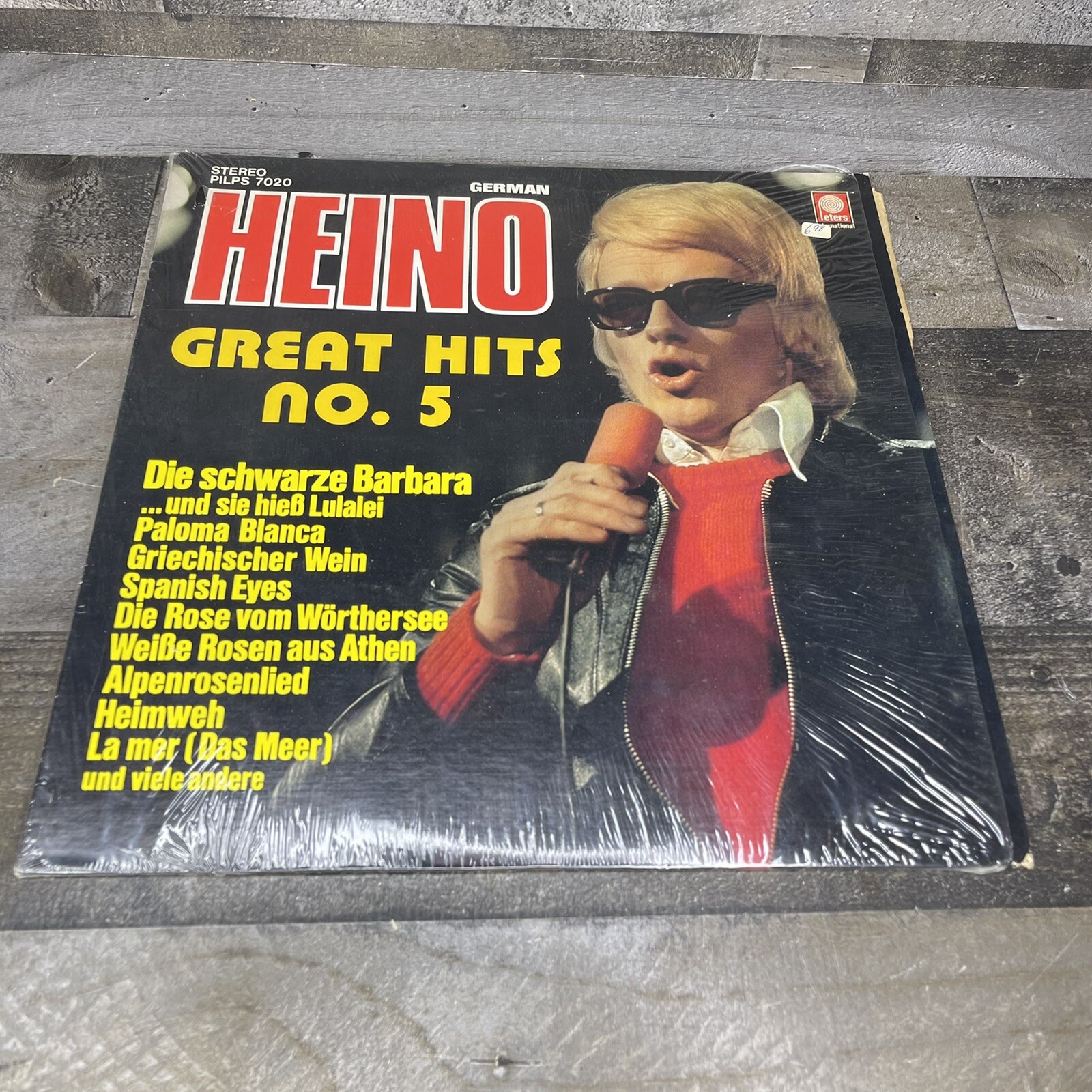 Heino Great Hits no. 5 1975 LP Germany USA PILPS 7020