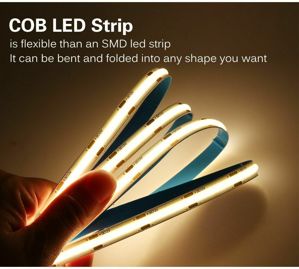 Striscia LED Premium COB Dimmabile 12V 24V foto 5