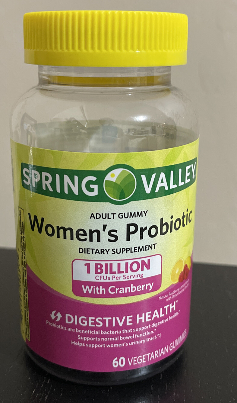 Spring Valley Womens Probiotic Vegetarian Gummy Dietary Supplement 60