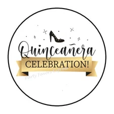 QUINCEANERA CELEBRATION ENVELOPE SEALS LABELS PARTY FAVORS STICKERS