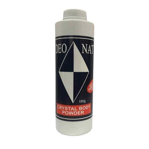 6 x Deonat Crystal Deodorant Body Powder 180g - Picture 3 of 4