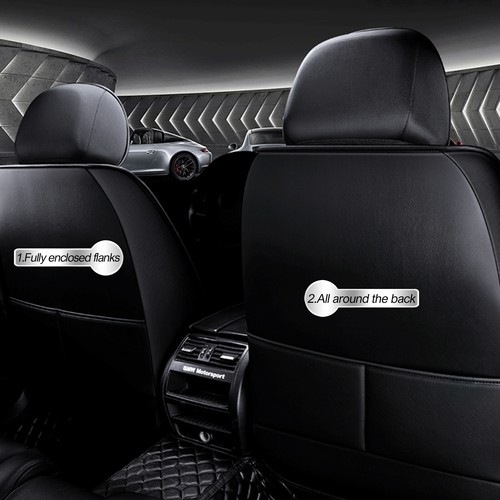 Fuax Leather For Chevrolet Trailblazer 2021-2023 Car 5 Seat Covers Front&Rear - Picture 4 of 7