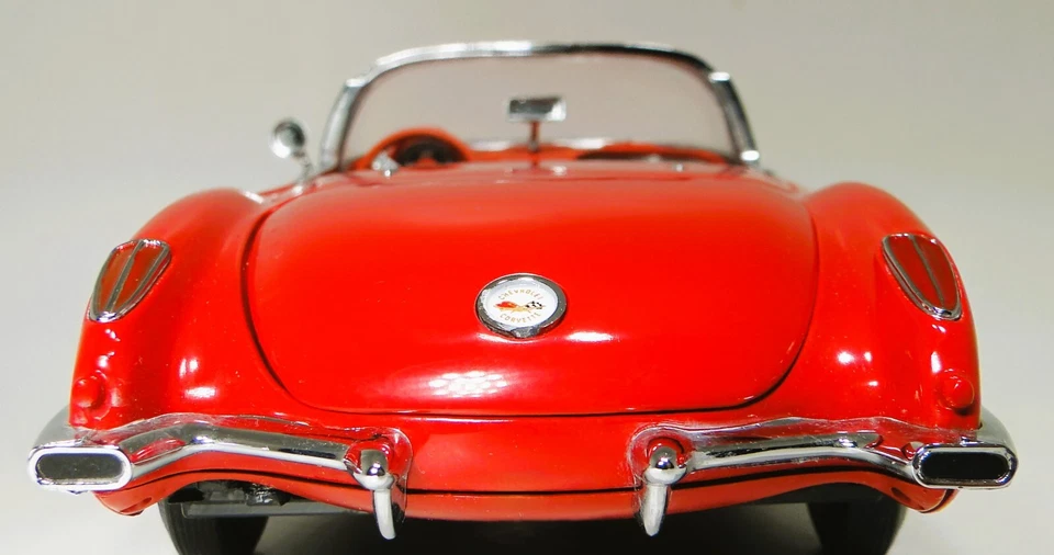 Corvette Chevrolet 55Chevy57StingRay Race Car12Classic18Hot Rod Metal 1 24 Model - Image 3 of 4