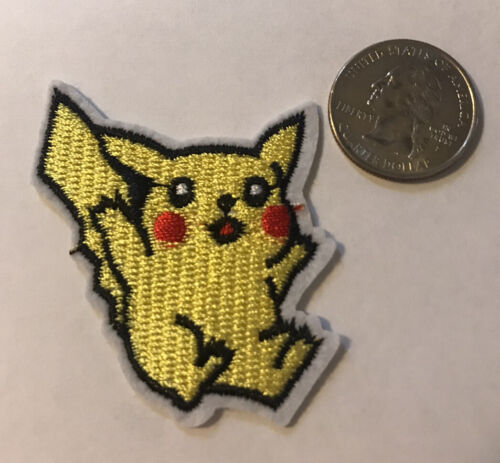 Bestickter Pikachu Pokémon Aufnäher NEU - Bild 2 von 2