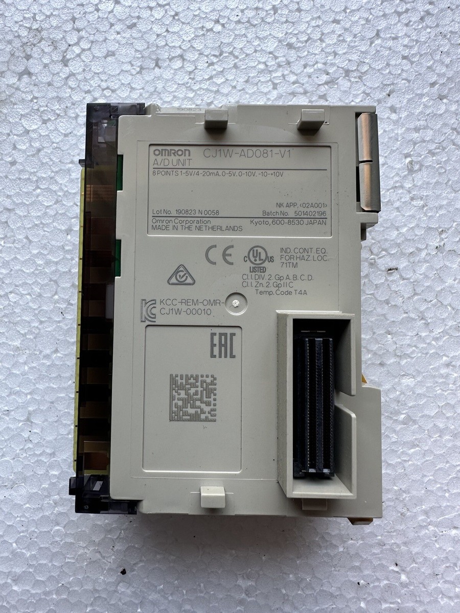 オムロン シーケンサー CJ1W-AD081-V1 CJ1W-AD081 CJシリーズ アナログ 