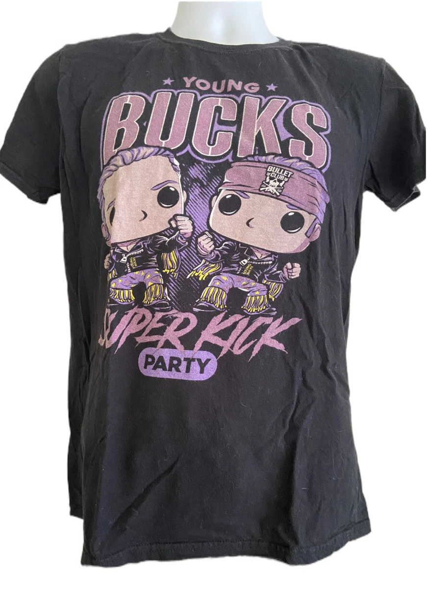 The Young Bucks Superkick Party Funko Pop Tees T Shirt Men s