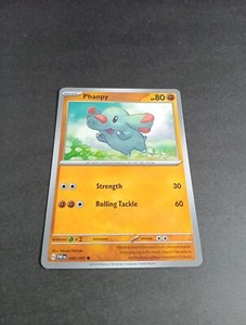 Pokemon Paldean Fates Phanpy Common Card 048/091 NM